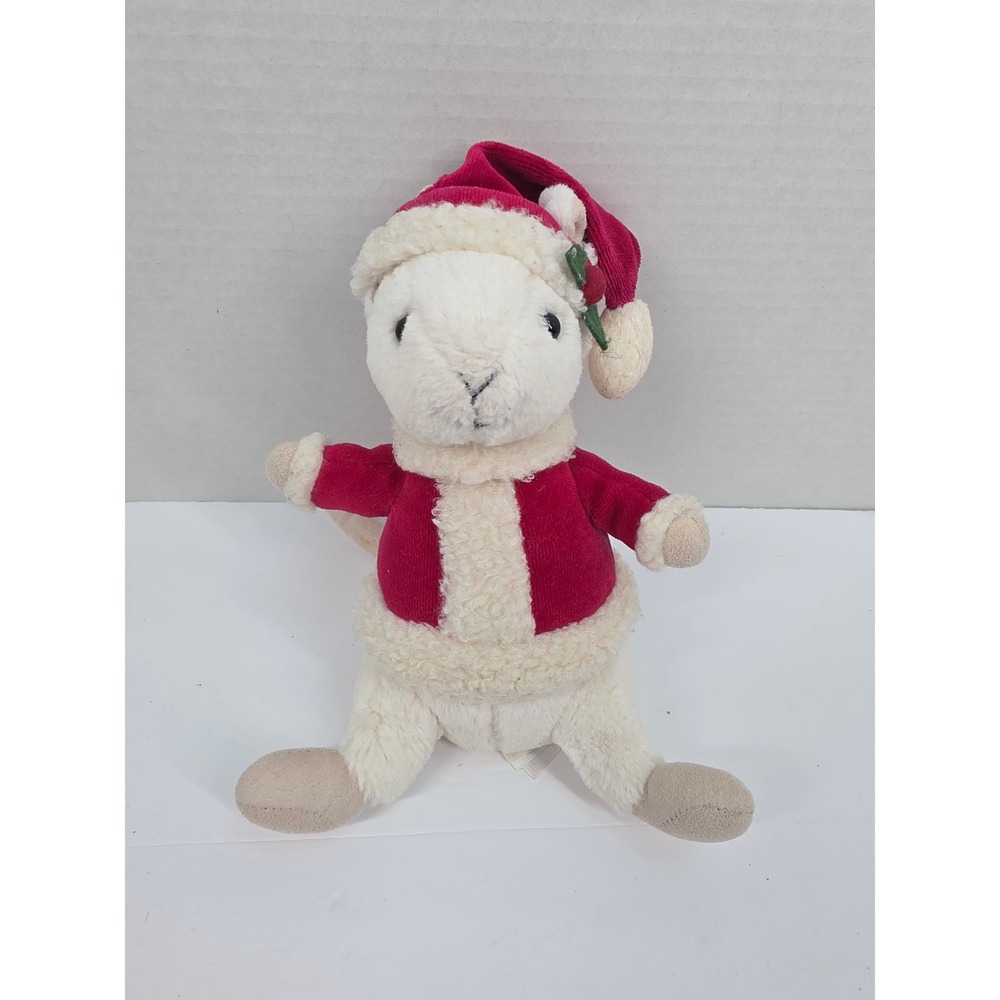 Jellycat London Merry Mouse Christmas Plush Santa Suit Holiday Stuffed Animal